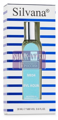 Парфюмерия Silvana Silvana M834 Bvlgari Aqva Pour Homme 18 мл (вид 1) Парфюмерия Silvana Silvana M834 Bvlgari Aqva Pour Homme 18 мл (фото, вид 1)