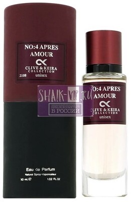 Парфюмерия Clive&Keira Clive&Keira / Туалетная вода № 2108 THOMAS KOSMALA No 4 APRES L`AMOUR 30 ml (вид 1) Парфюмерия Clive&Keira Clive&Keira / Туалетная вода № 2108 THOMAS KOSMALA No 4 APRES L`AMOUR 30 ml (фото, вид 1)