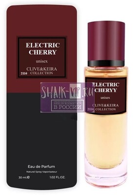 Парфюмерия Clive&Keira Clive&Keira / Туалетная вода № 2116 Electric Cherry Tom Ford 30 ml (вид 1) Парфюмерия Clive&Keira Clive&Keira / Туалетная вода № 2116 Electric Cherry Tom Ford 30 ml (фото, вид 1)