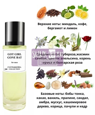  Clive&Keira Clive&Keira 1040   CAROLIN HERERA GOOD GIRL GONE BAD 30ml ()