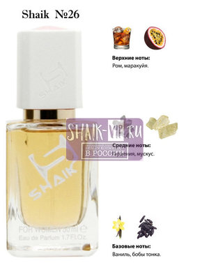  Shaik SHAIK /   26 Carolina Herrera 212 vip , 50 . ()