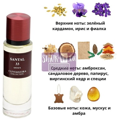  Clive&Keira Clive&Keira /   2040 Le Labo Santal 33 30ml ()