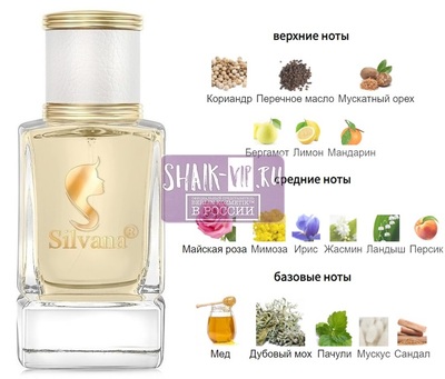 Парфюмерия Silvana Silvana W462 Soir de Lune Sisley 50 мл Парфюмерия Silvana Silvana W462 Soir de Lune Sisley 50 мл (фото)