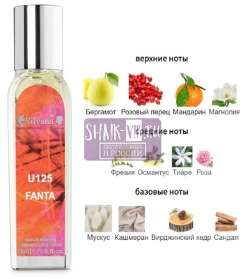 ���������� Silvana Silvana U 125 Esc Mol The Beautiful Mind Series Intelligence & Fantasy 18 ml (����)