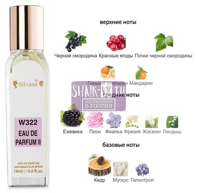 Парфюмерия Silvana Silvana W322 Gucci Gucci Eau De Parfum II 18 мл Парфюмерия Silvana Silvana W322 Gucci Gucci Eau De Parfum II 18 мл (фото)