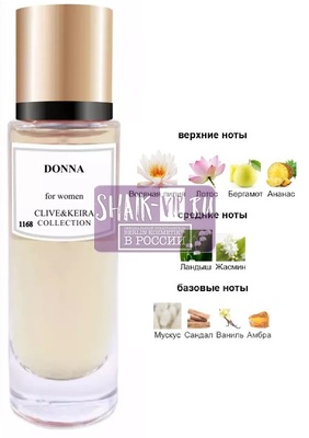 Парфюмерия Clive&Keira Clive&Keira / Туалетная вода № 1168 Sergio Tacchini Donna Sergio Tacchini 30 ml Парфюмерия Clive&Keira Clive&Keira / Туалетная вода № 1168 Sergio Tacchini Donna Sergio Tacchini 30 ml (фото)