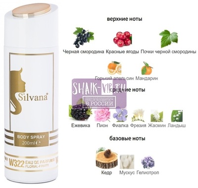 ���������� Silvana Silvana / ��������������� ���������� Silvana W322 Gucci Gucci Eau De Parfum II 200 �� (����)